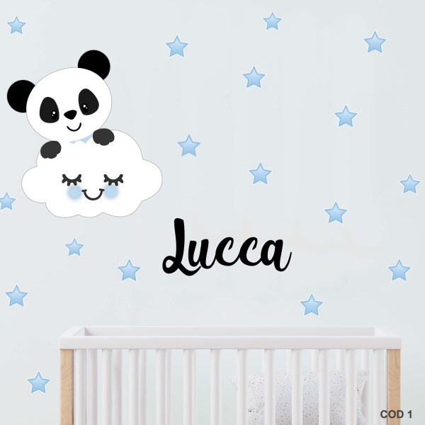 Adesivo de parede Panda