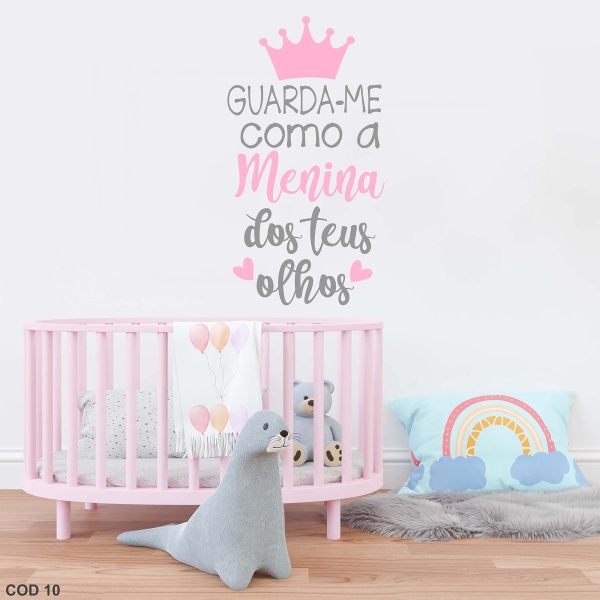 Menina dos olhos de Deus (Adesivo de parede)