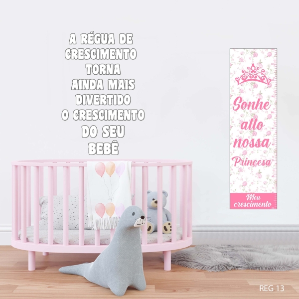 Régua de crescimento Realeza Princesa