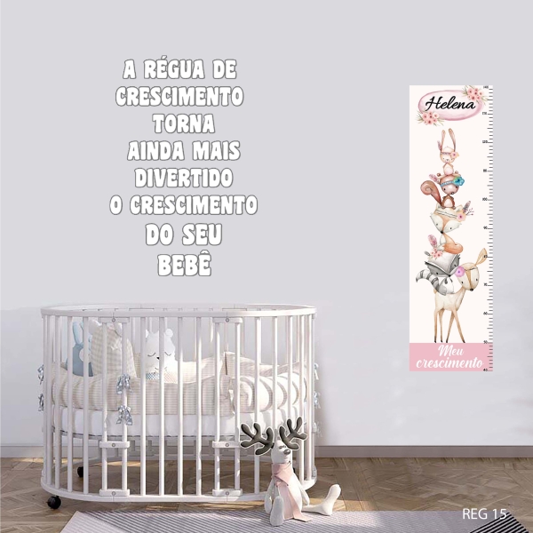 Régua de crescimento Bosque encantado
