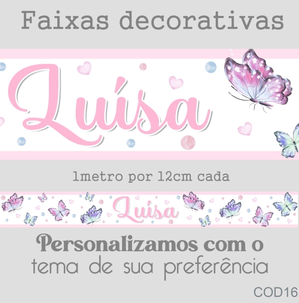 Faixa Borboletas