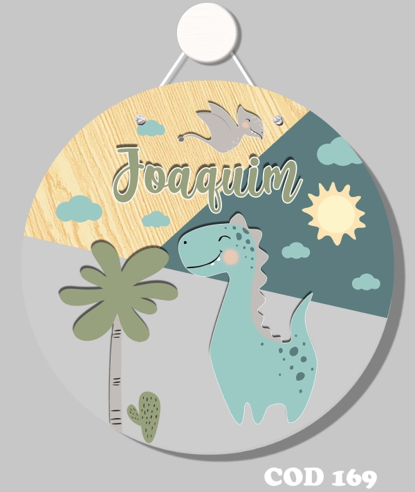 Quadro porta (Dinossauro)