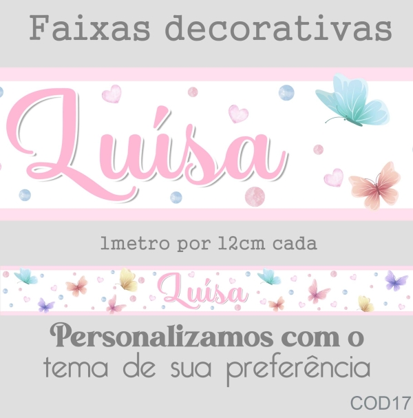 Faixa Borboletas