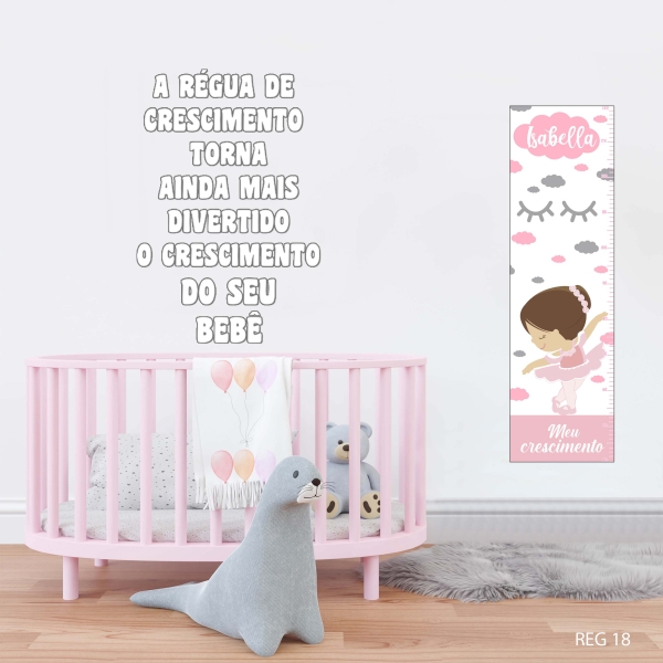 Régua de crescimento Bailarina
