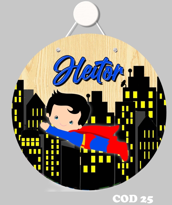 Quadro porta (Super Homem)