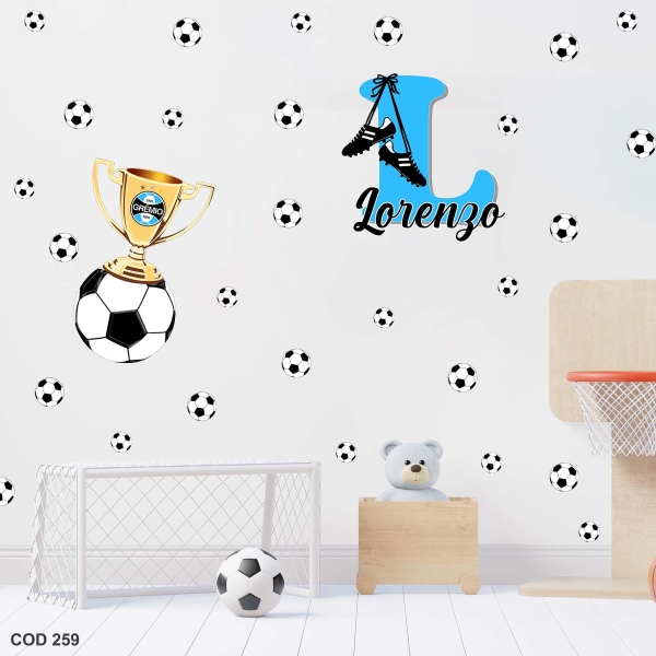 Time futebol (Adesivo de parede)