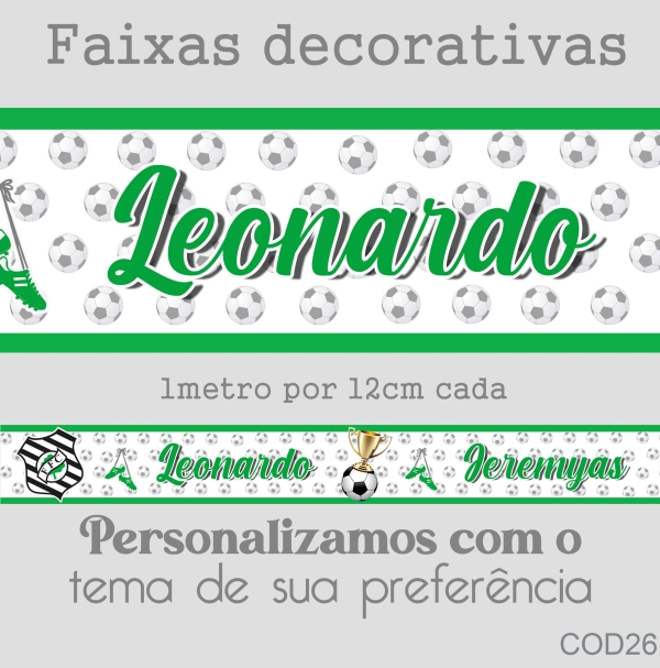 Faixa Bola futebol