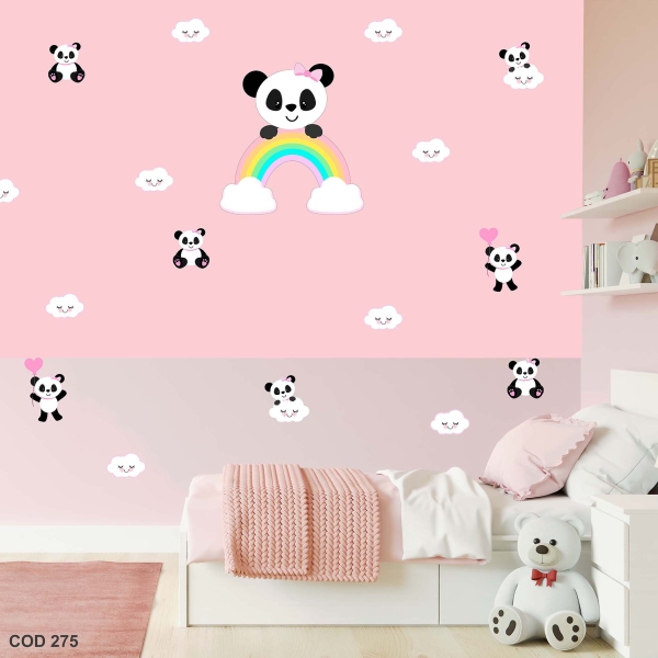 Panda Arco-íris (Cartela Gigante)