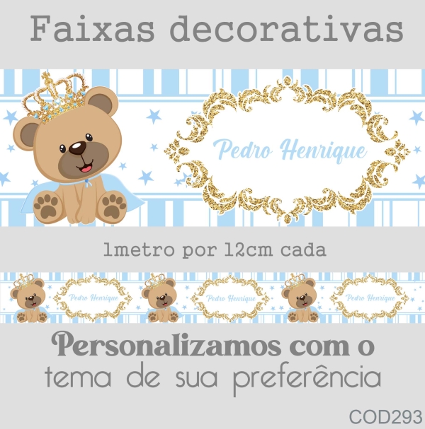 Faixa Urso Príncipe Herói