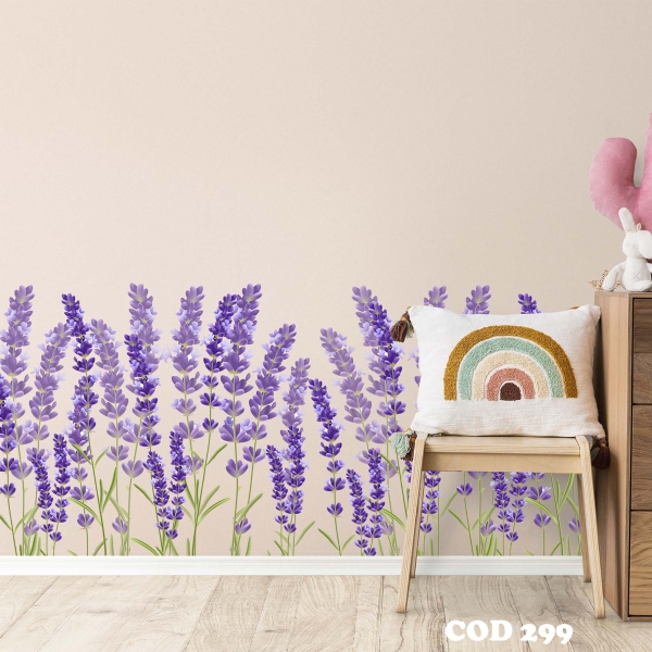 Ramos de lavanda (Adesivo de parede)