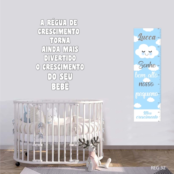 Régua de crescimento Nuvem