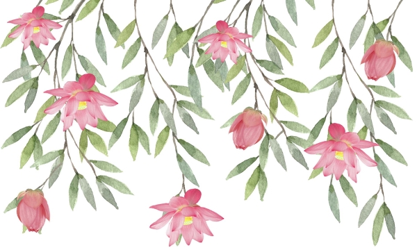 Ramos Floral (Adesivo de parede) - Image 3