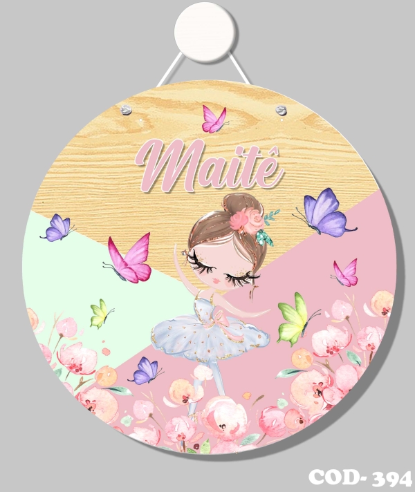 Quadro porta (Bailarina Jardim)