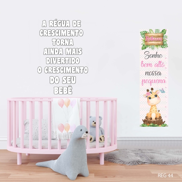 Régua de crescimento Girafa