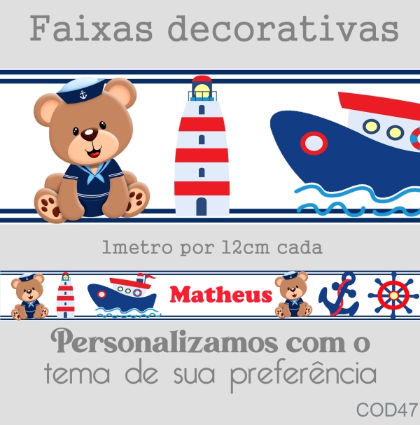 Faixa Urso Marinheiro