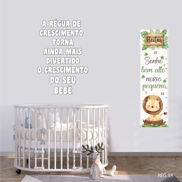 Régua de crescimento Safari