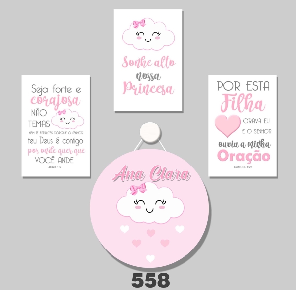 Nuvem (Plaquinhas MDF)