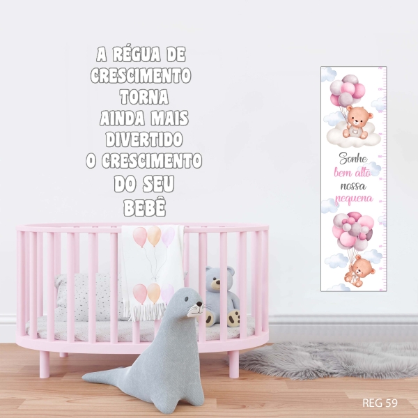 Régua de crescimento Ursinha