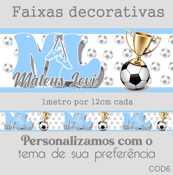 Faixa Bola futebol