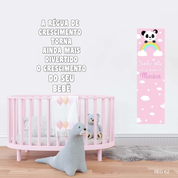 Régua de crescimento Panda