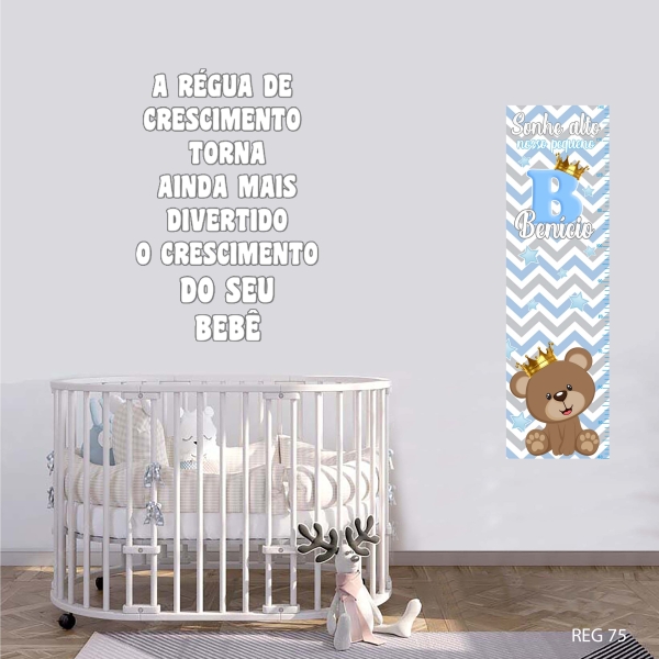 Régua de crescimento Ursinho Príncipe