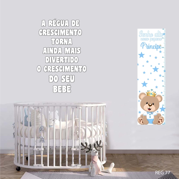Régua de crescimento Ursinho Príncipe