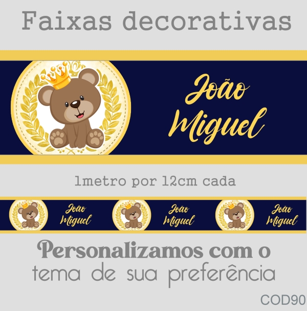 Faixa Urso Príncipe