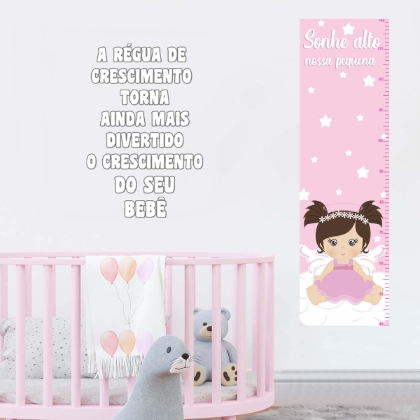 Régua de crescimento Anjinha