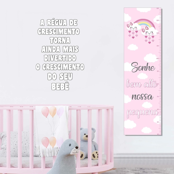 Régua de crescimento Arco-íris