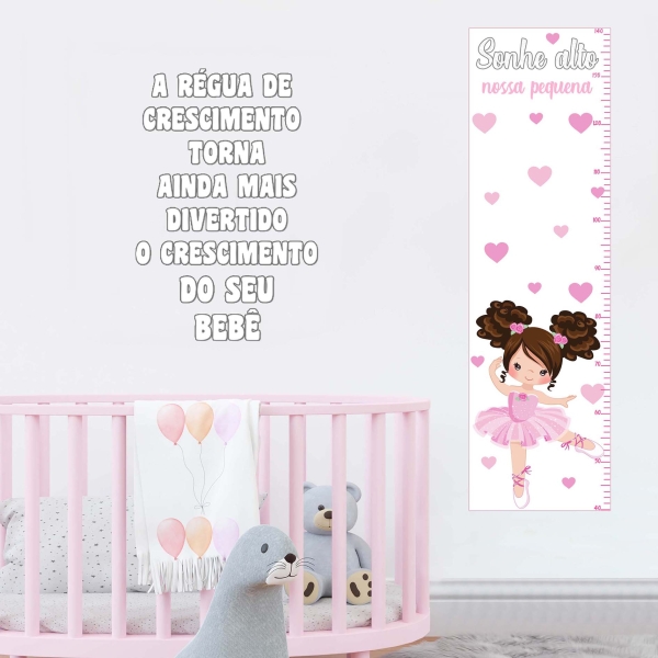 Régua de crescimento Bailarina