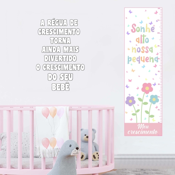 Régua de crescimento Borboletas