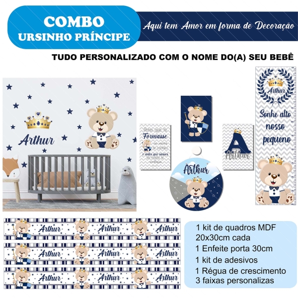 Ursinho Príncipe (Combo econômico)