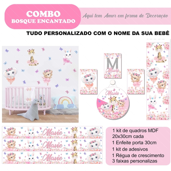 Jardim encantado Bailarinas (Combo econômico)