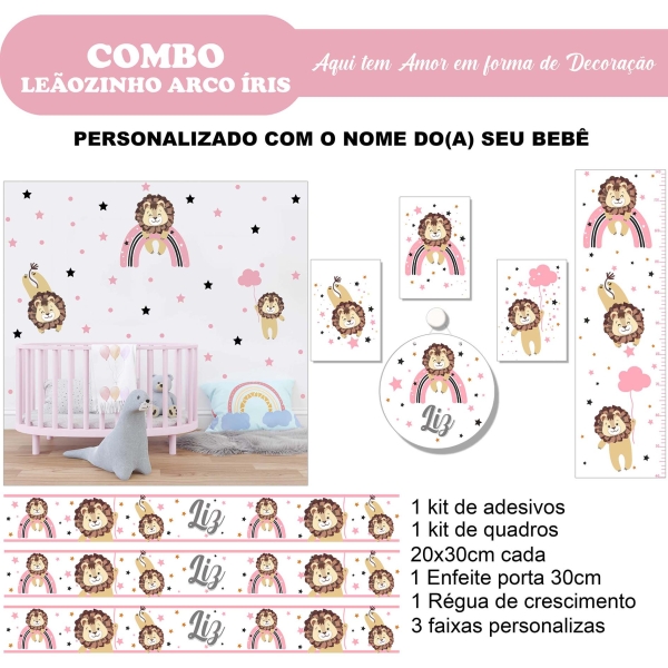 Leãozinho Menina (Combo econômico)