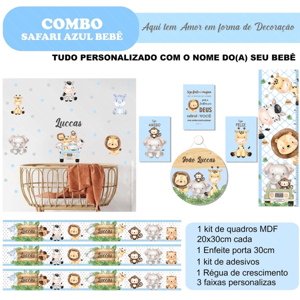 Safari azul (Combo econômico)