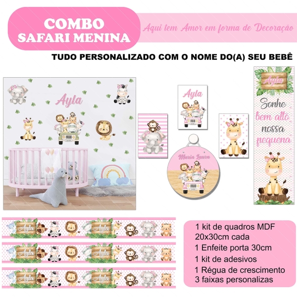 Safari Menina (Combo econômico)