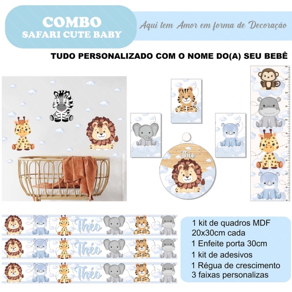 Safari azul (Combo econômico)