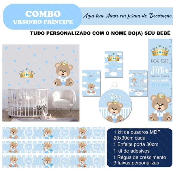 Ursinho Príncipe (Combo econômico)