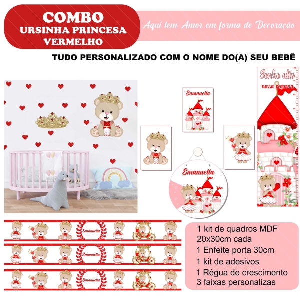 Ursinha princesa   (Combo econômico)