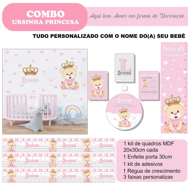 Ursinha Princesa (Combo econômico)