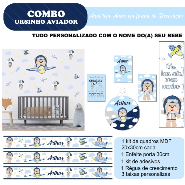 Ursinho Aviador (Combo econômico)