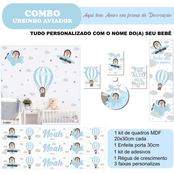 Ursinho Aviador (Combo econômico)
