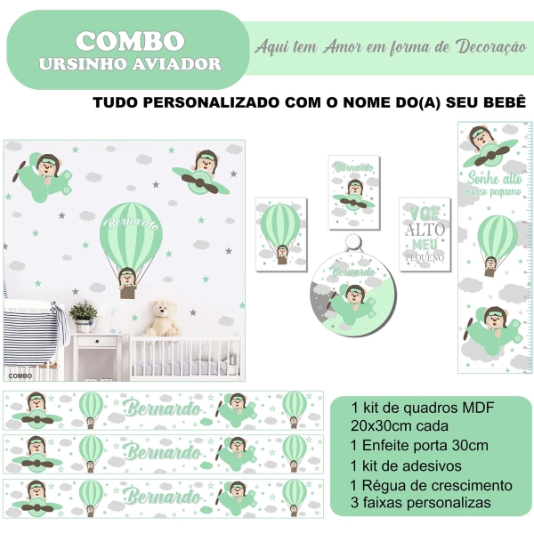 Ursinho Aviador (Combo econômico)