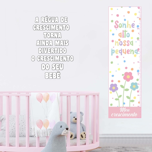 Régua de crescimento  Flores
