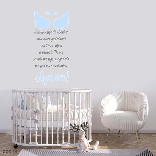 Santo anjo (Adesivo de parede)