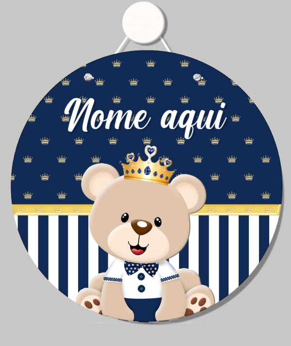 Quadro porta (Ursinho Príncipe)