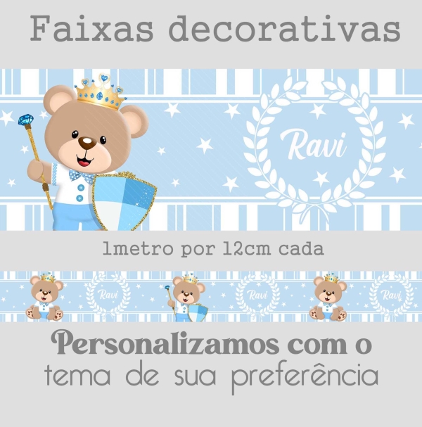 Faixa Ursinho Príncipe