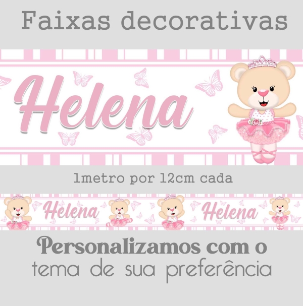 Faixa Ursinha Bailarina