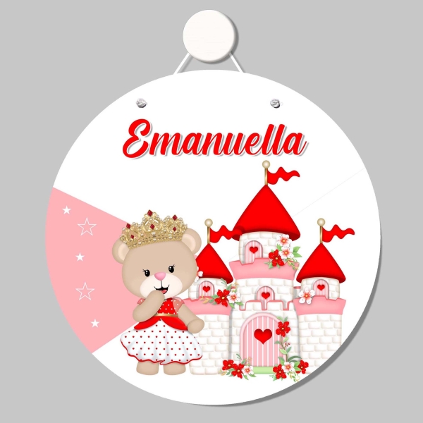 Quadro porta (Ursinha Princesa)