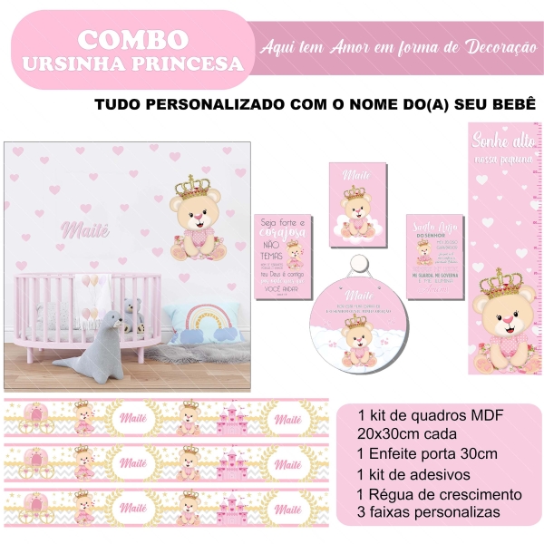 Ursinha Princesa (Combo econômico)